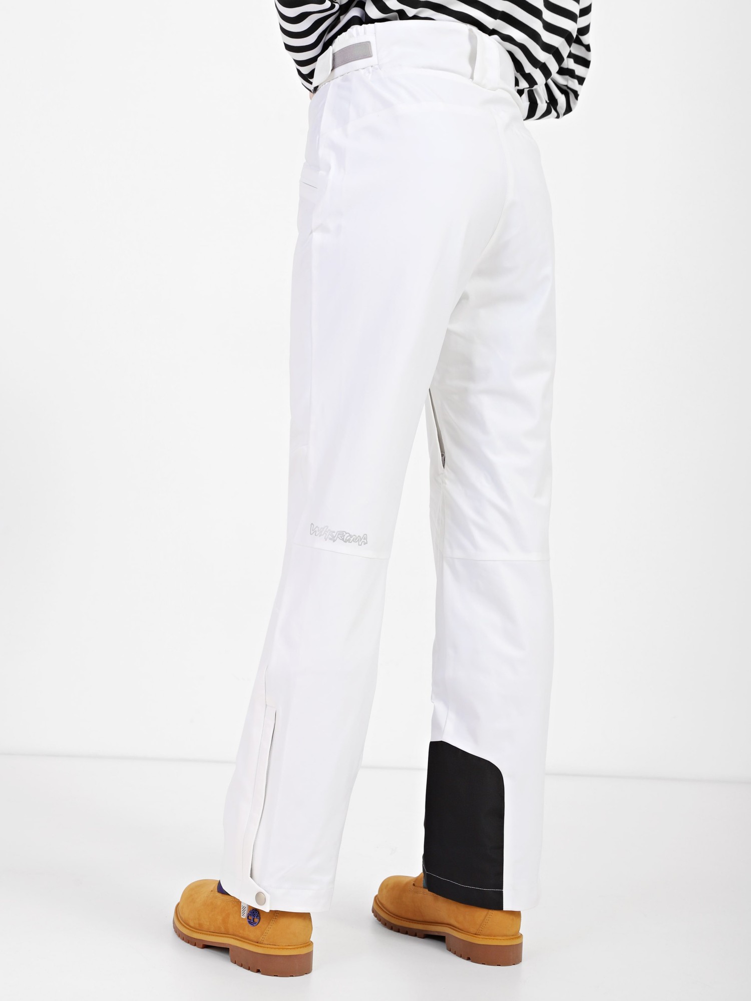 Штани гірськолижні жіночі WHS білі 562612-100 изображение 5