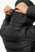 Полупальто пуховое женское Jack Wolfskin черное 1202081-6000 изображение 5