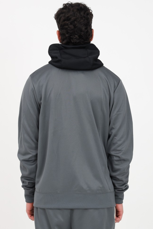 Толстовка мужская Nike M NSW REPEAT SW PK FZ HOODY серая DX2025-068 изображение 3