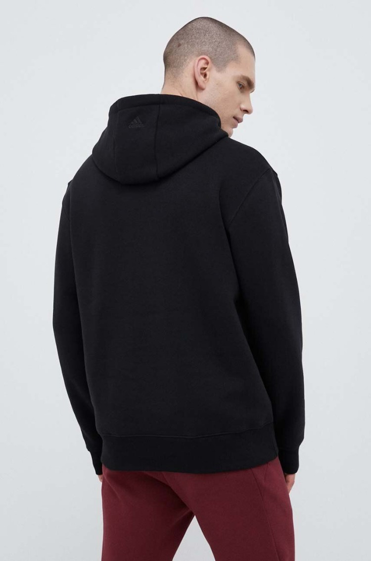 Толстовка чоловіча Adidas M ALL SZN G HDY чорна IC9771 изображение 3