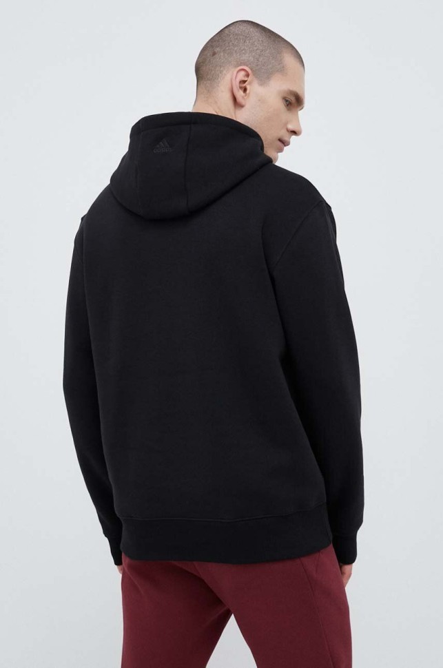 Толстовка чоловіча Adidas M ALL SZN G HDY чорна IC9771 изображение 3