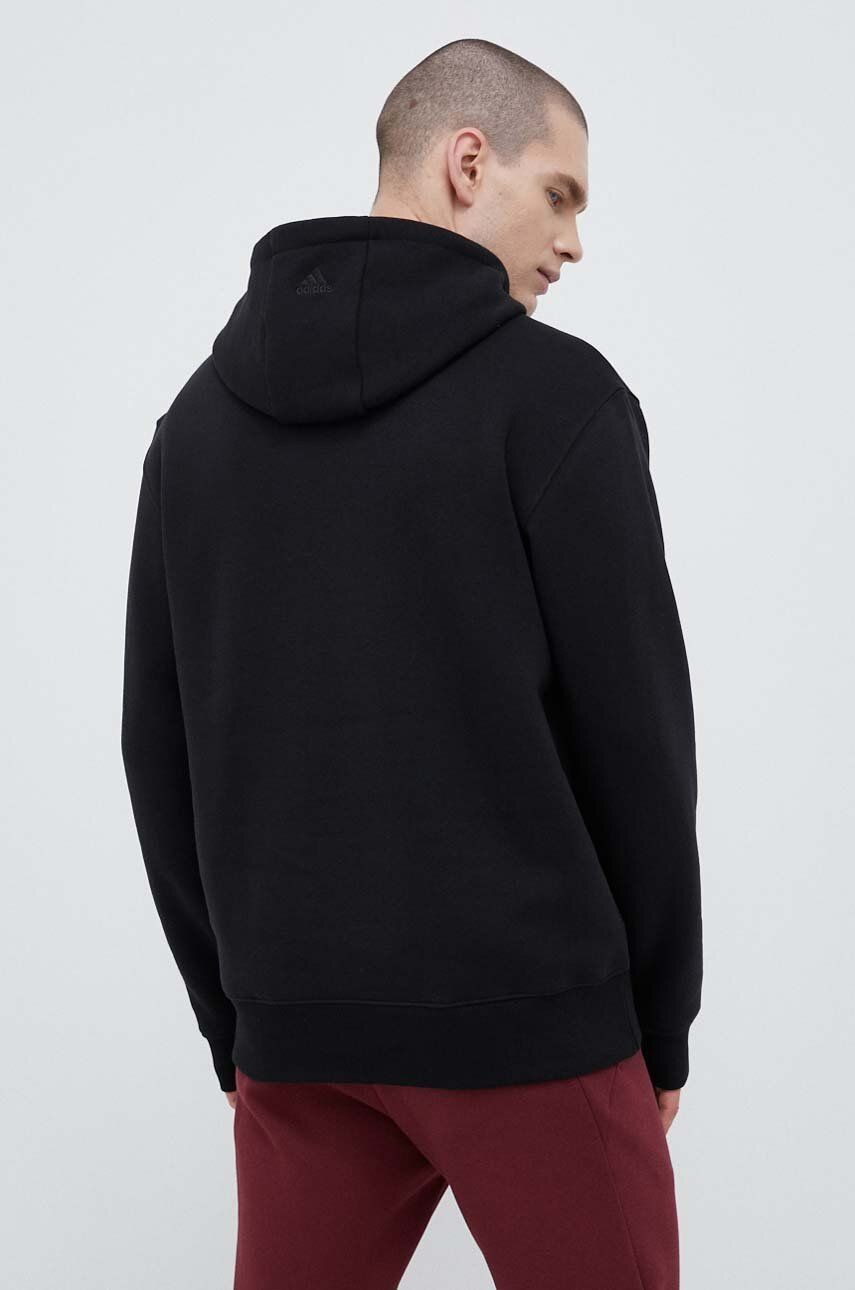 Толстовка чоловіча Adidas M ALL SZN G HDY чорна IC9771 — фото 3