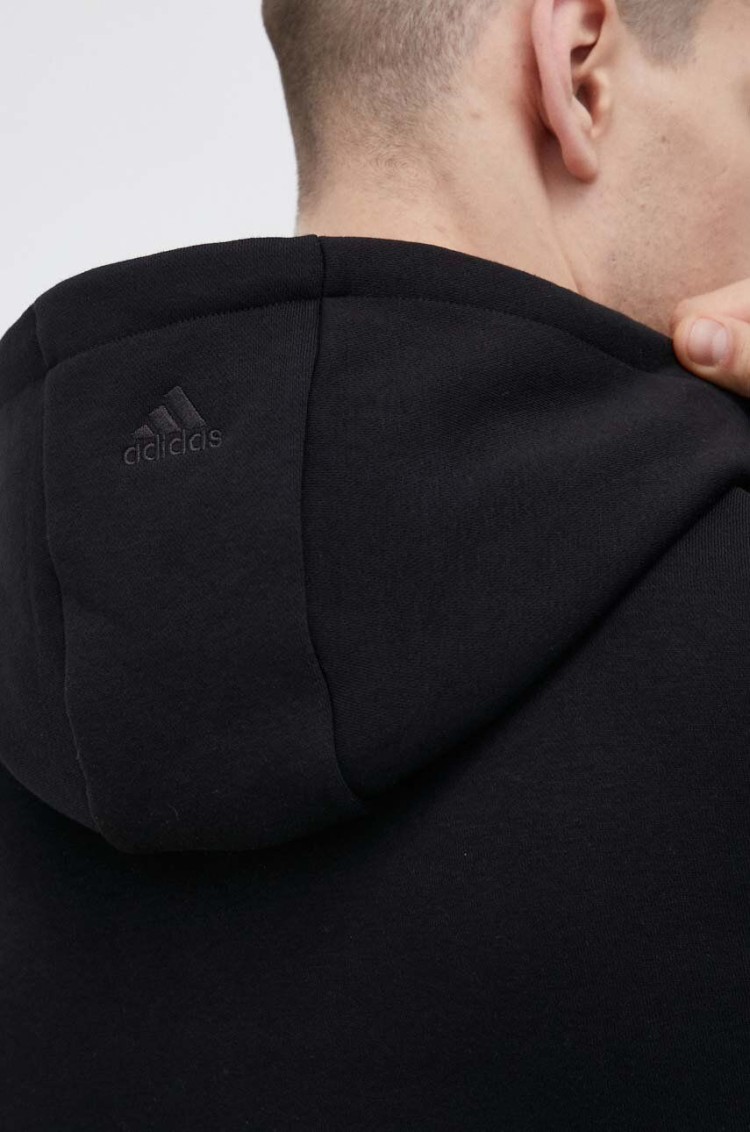 Толстовка чоловіча Adidas M ALL SZN G HDY чорна IC9771 изображение 5