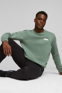 Толстовка мужская Puma ESS+ 2 Col Small Logo Crew FL мятная 67447244 изображение 3