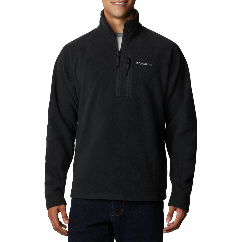 Джемпер чоловічий Columbia Fast Trek™ III Half Zip Fleece чорний 1553511-011 изображение 1