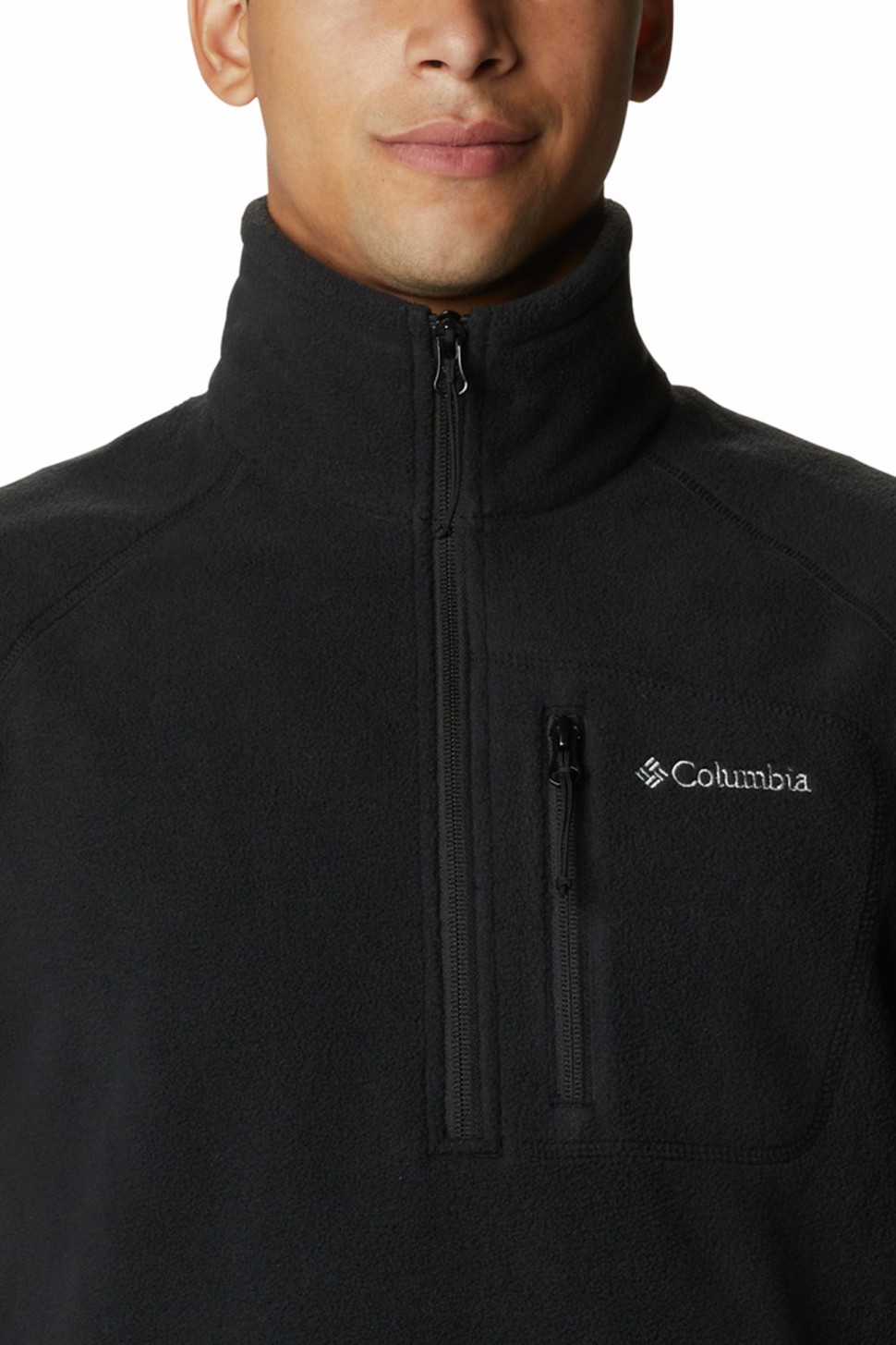 Джемпер чоловічий Columbia Fast Trek™ III Half Zip Fleece чорний 1553511-011 — фото 5