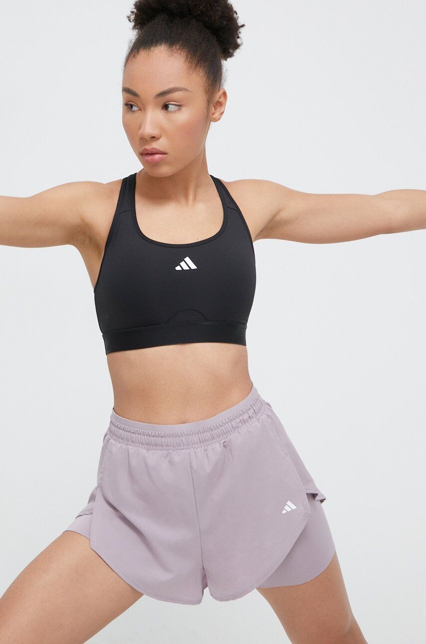 Бра женский Adidas PWRCT MS BRA черный IQ3377 изображение 5