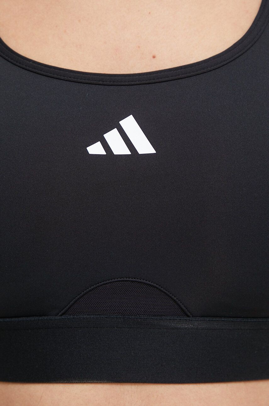 Бра женский Adidas PWRCT MS BRA черный IQ3377 изображение 7