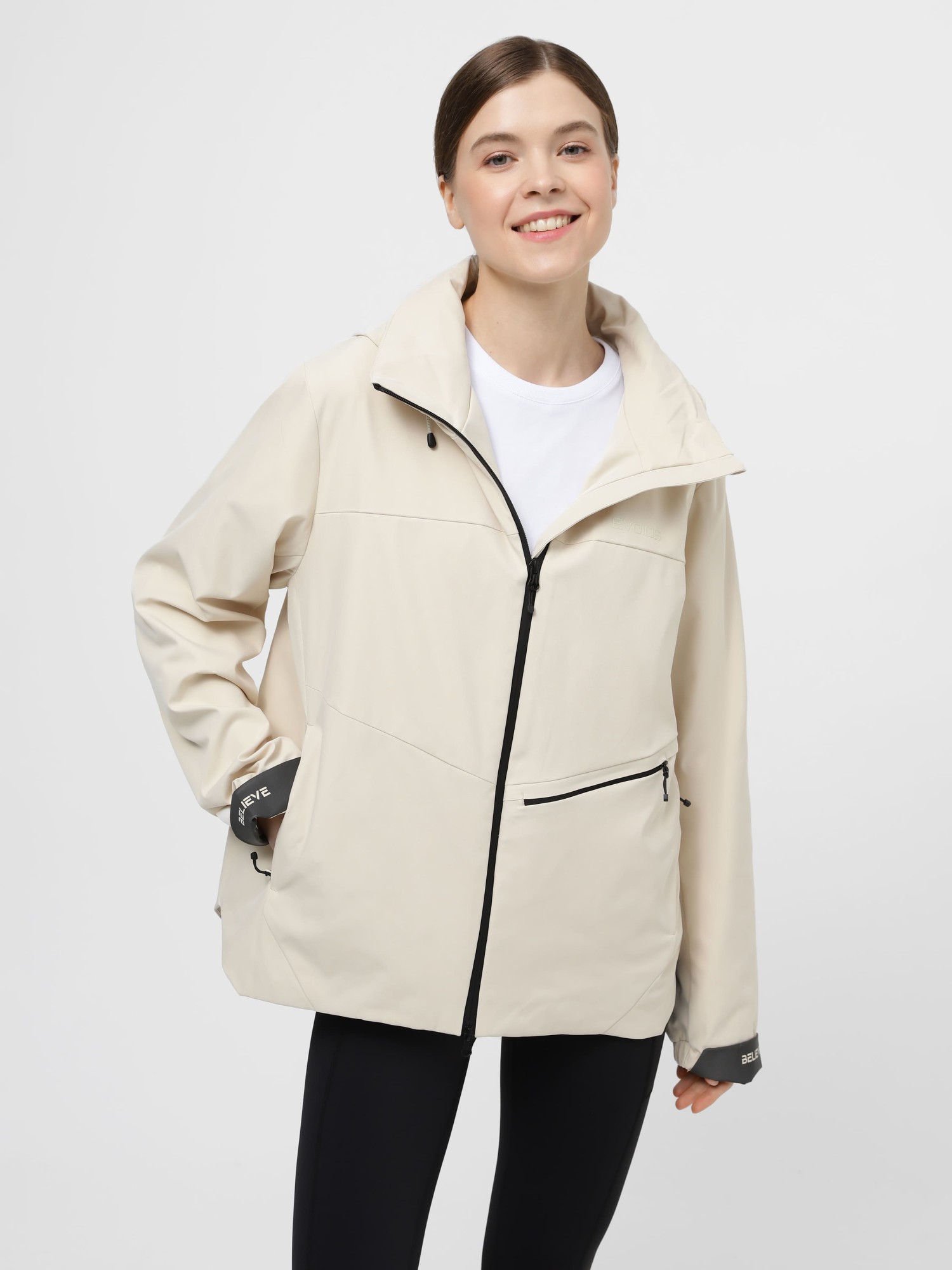 Ветровка женская Evoids Lorata молочная 324512-121 изображение 2