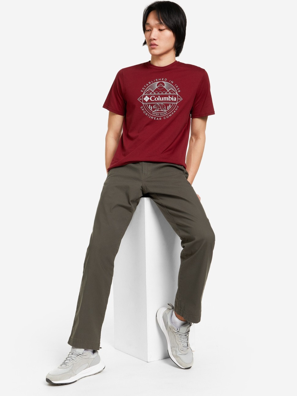 Брюки мужские Columbia FLEX ROC™ PANT оливковые 1792581-327 — фото 6 — Sport City Брюки мужские Columbia FLEX ROC™ PANT оливковые 1792581-327 — фото 6