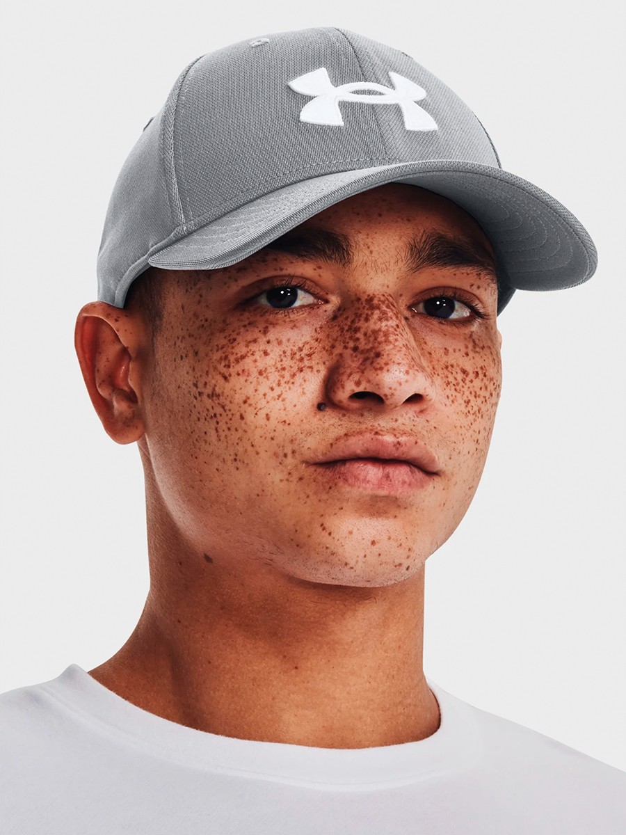 Бейсболка Under Armour Men's UA Blitzing сіра 1376700-035 — фото 4