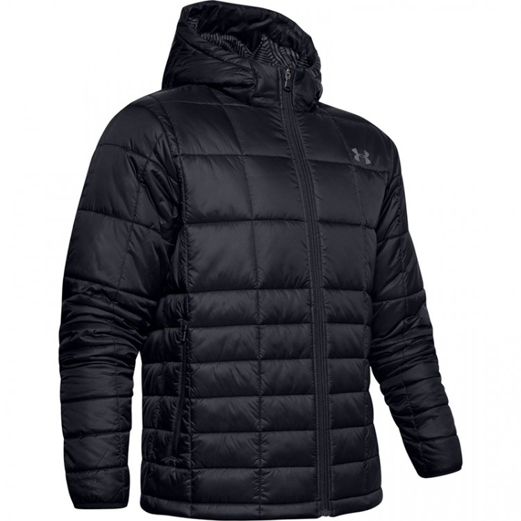 Куртка мужская Under Armour Armour Insulated Hooded черная 1342740-001 изображение 1