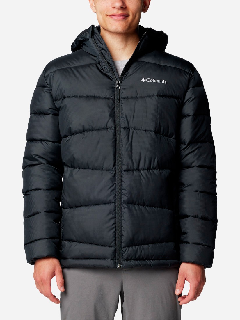 Куртка чоловіча Columbia Fivemile Butte™ II Hooded Jacket чорна 2086911-010 изображение 2
