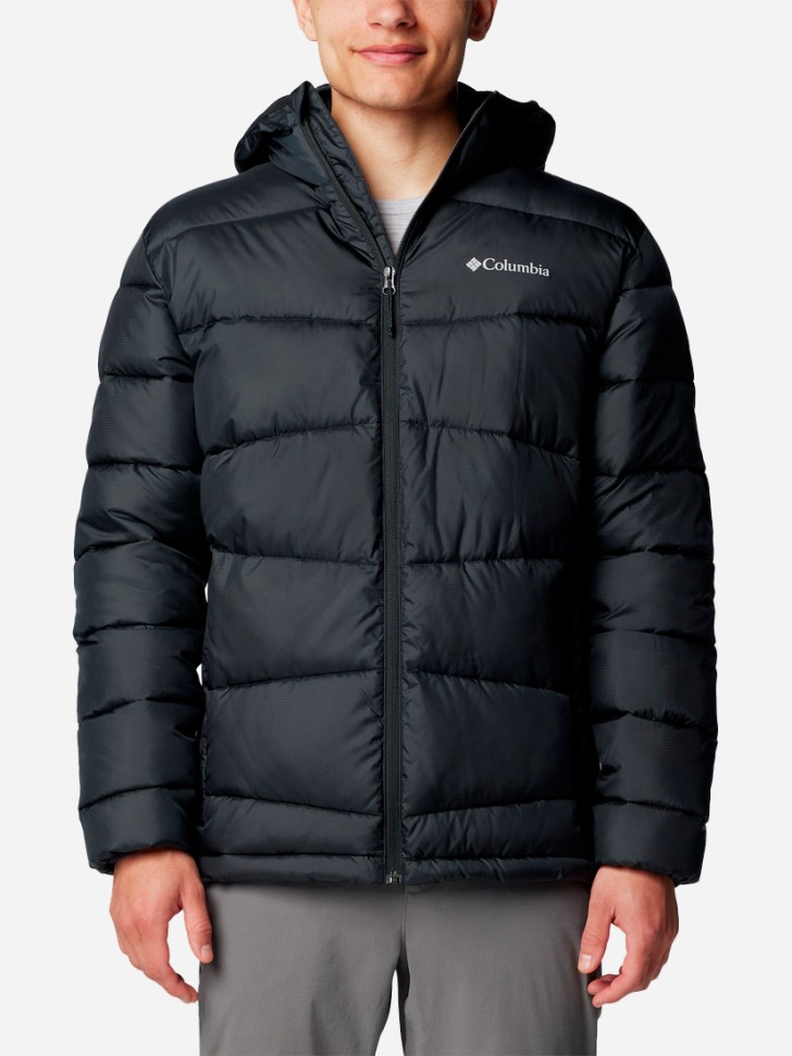 Куртка мужская Columbia Fivemile Butte™ II Hooded Jacket черная 2086911-010 изображение 2