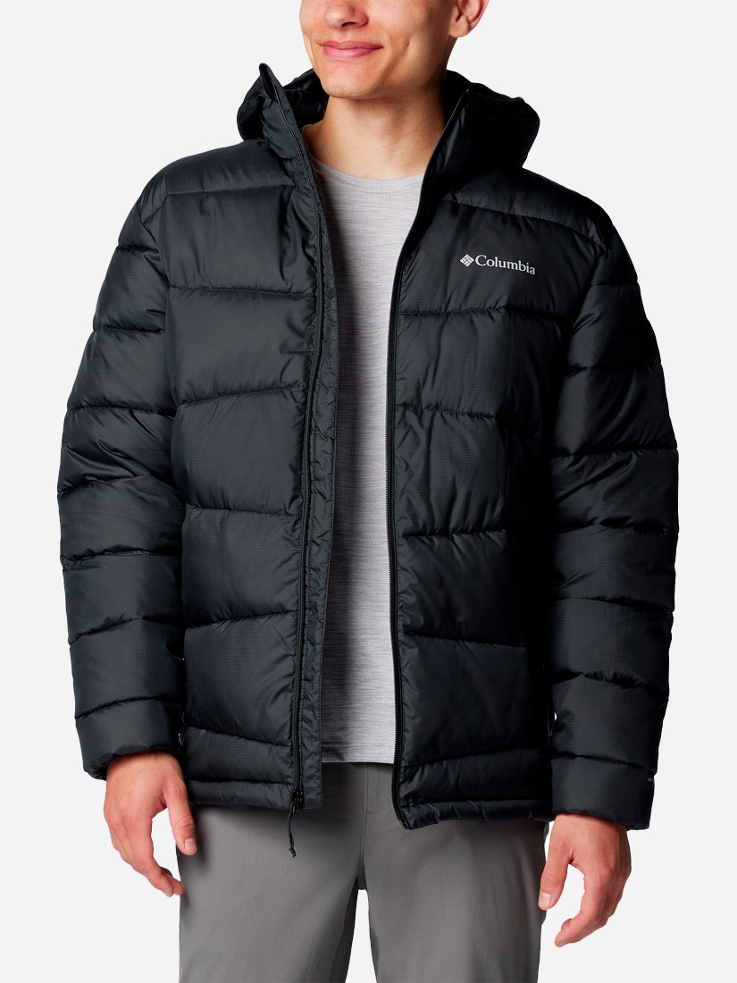 Куртка чоловіча Columbia Fivemile Butte™ II Hooded Jacket чорна 2086911-010 изображение 5