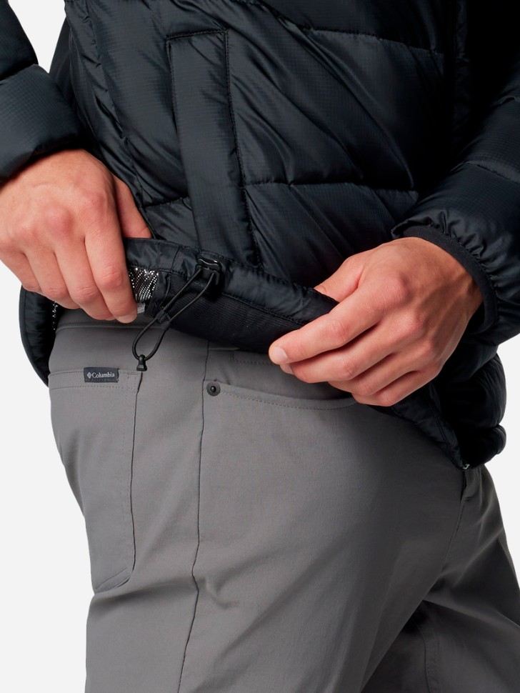 Куртка мужская Columbia Fivemile Butte™ II Hooded Jacket черная 2086911-010 изображение 6