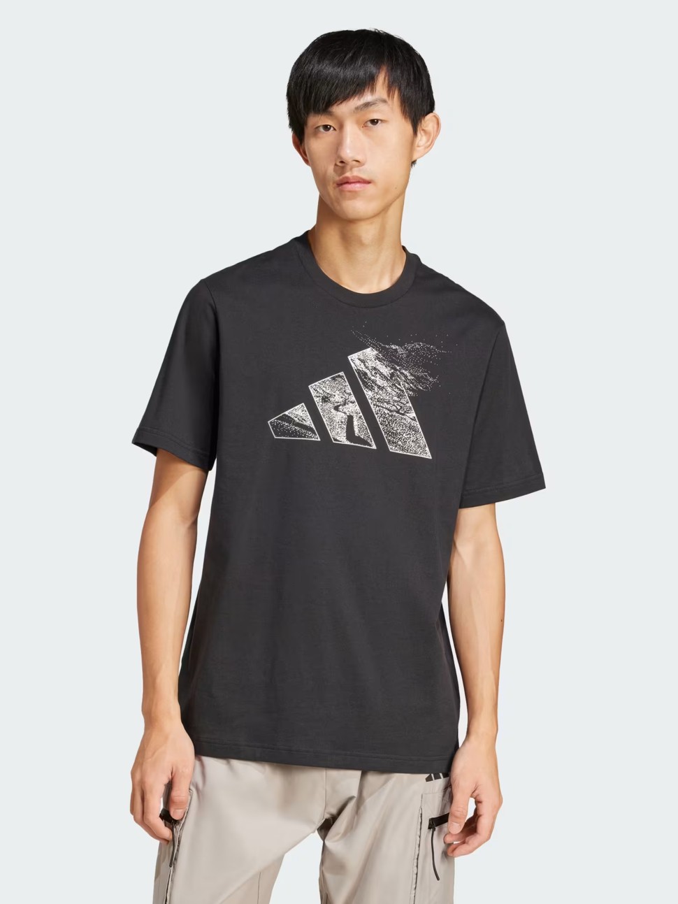 Футболка чоловіча Adidas M T CE LOGO T чорна JI6788 — фото 2