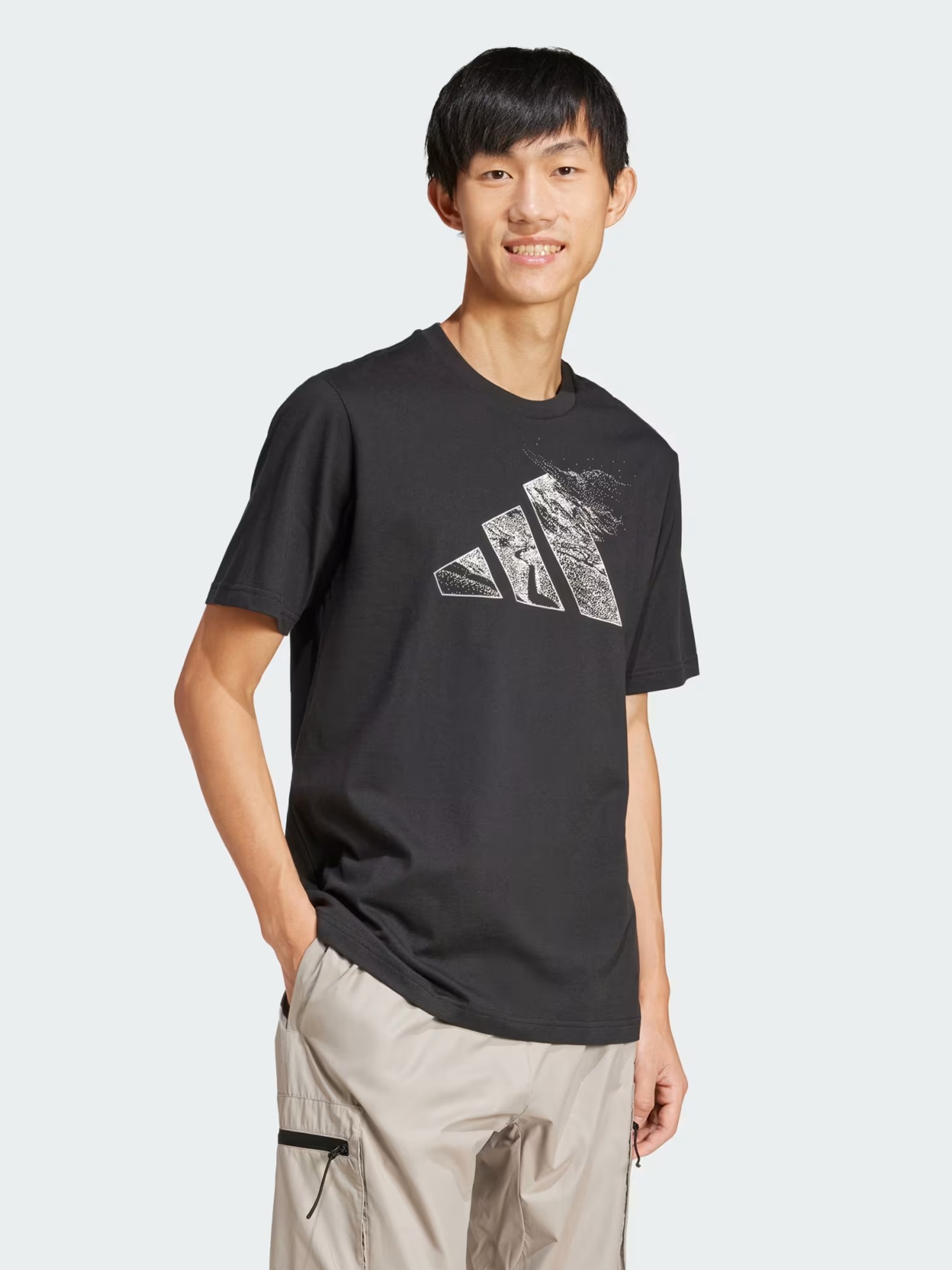 Футболка мужская Adidas M T CE LOGO T черная JI6788 изображение 4