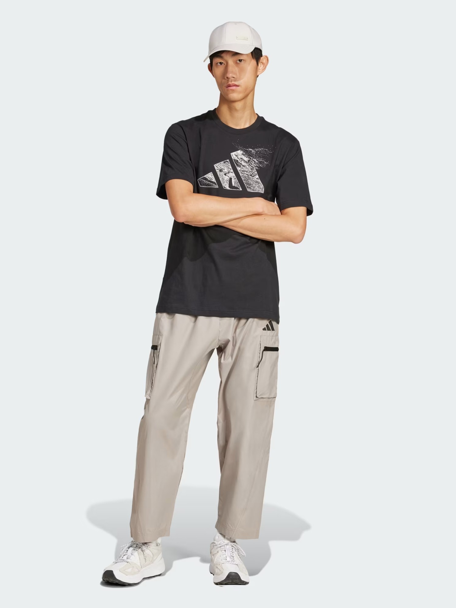 Футболка мужская Adidas M T CE LOGO T черная JI6788 изображение 5