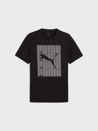 Футболка мужская Puma GRAPHICS Puma Wording Tee черная 68482501 изображение 5