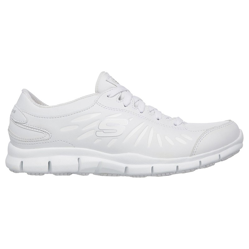 Кроссовки женские Skechers Work Relaxed Fit белые 76564-WHT изображение 1