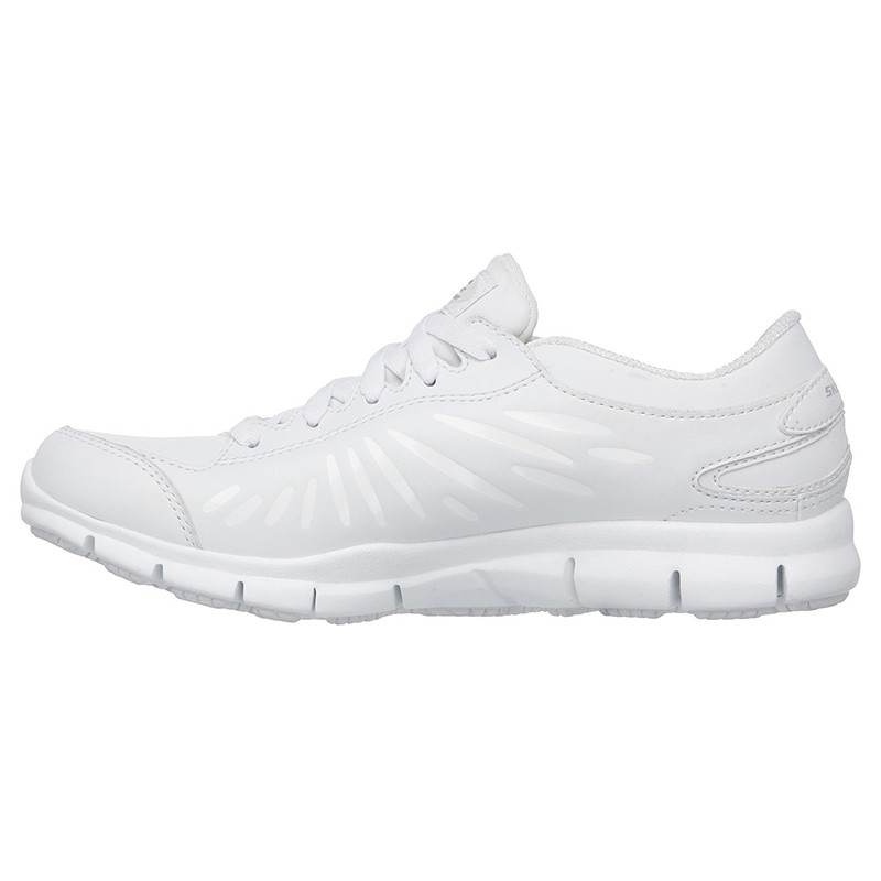 Кроссовки женские Skechers Work Relaxed Fit белые 76564-WHT изображение 2