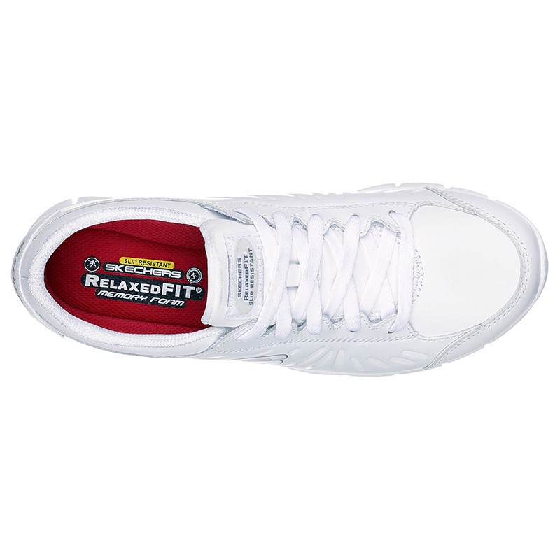 Кросівки жіночі Skechers Work Relaxed Fit білі 76564-WHT — фото 4 — Sport City Кросівки жіночі Skechers Work Relaxed Fit білі 76564-WHT — фото 4