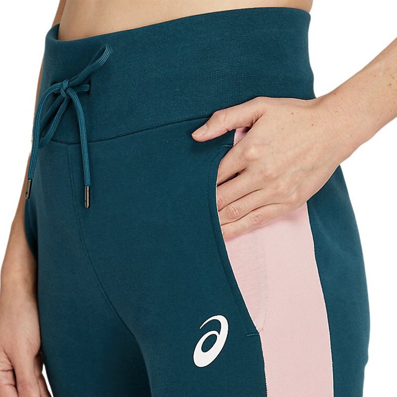 Штани жіночі Asics Colorblock Pant сині 2032B692-401  изображение 3