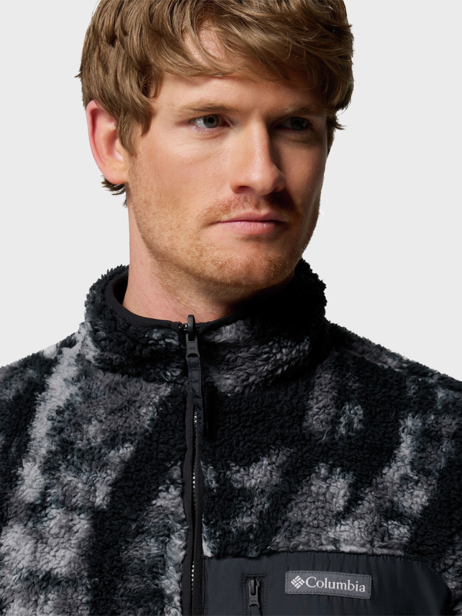 Толстовка чоловіча Columbia Winter Pass™ Reversible Fleece чорна 2135651-010 изображение 5