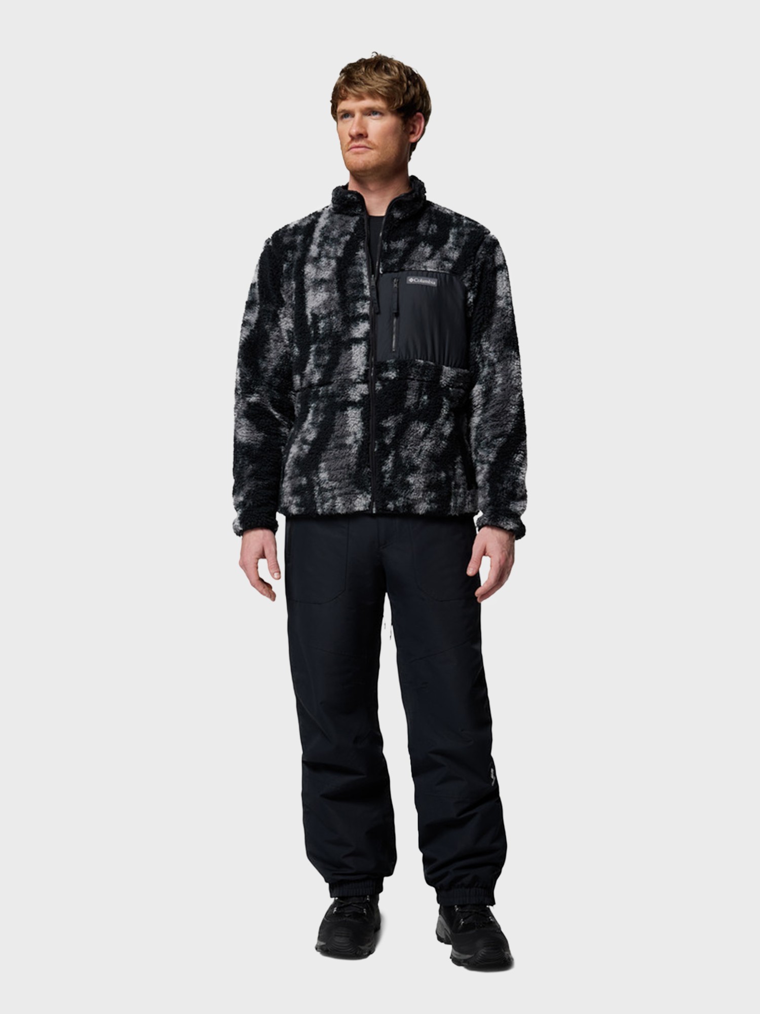 Толстовка чоловіча Columbia Winter Pass™ Reversible Fleece чорна 2135651-010 изображение 6