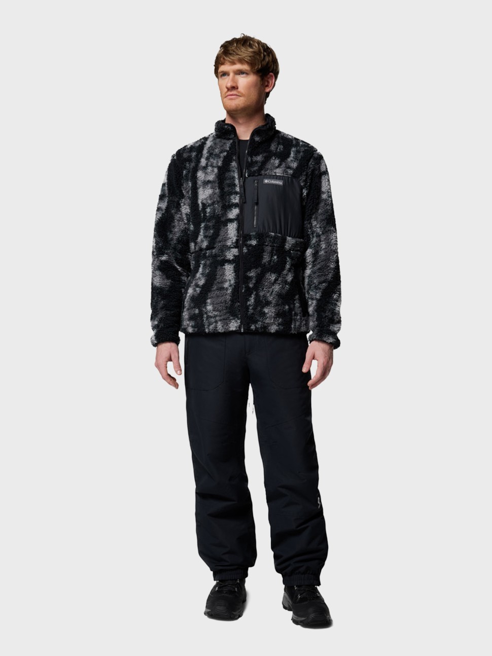 Толстовка чоловіча Columbia Winter Pass™ Reversible Fleece чорна 2135651-010 — фото 6
