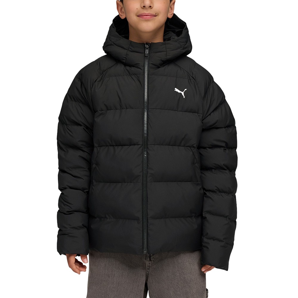 Куртка детская Puma Synthetic Hooded Puffer Jckt черная 68840401