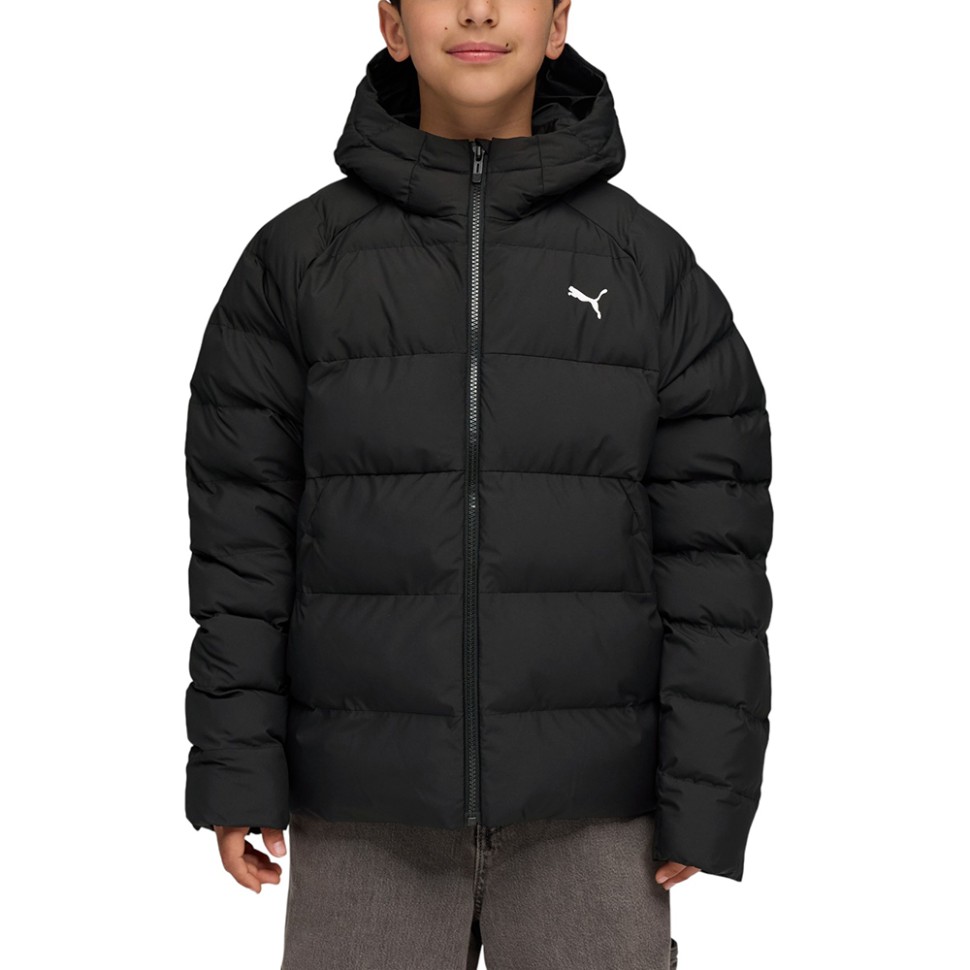 Куртка дитяча Puma Synthetic Hooded Puffer Jckt чорна 68840401 изображение 1
