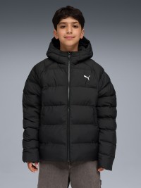 Куртка дитяча Puma Synthetic Hooded Puffer Jckt чорна 68840401 изображение 2