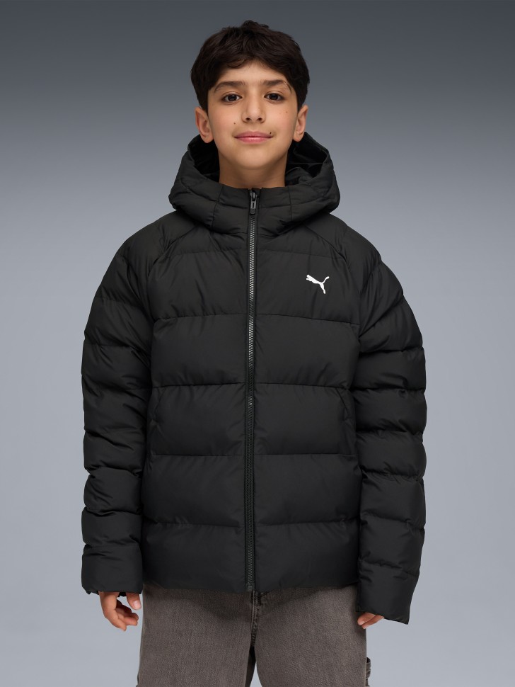 Куртка дитяча Puma Synthetic Hooded Puffer Jckt чорна 68840401 изображение 2