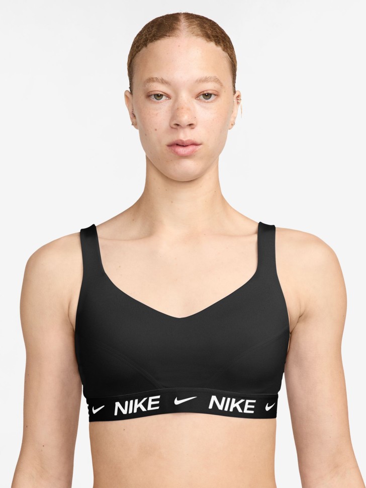 Бра женский Nike W NK DF INDY HGH SPT BRA черный FD1068-011 изображение 2 Бра женский Nike W NK DF INDY HGH SPT BRA черный FD1068-011 изображение 2