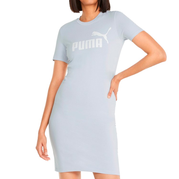 Платье женское Puma Ess Slim Tee Dress голубое 84834983