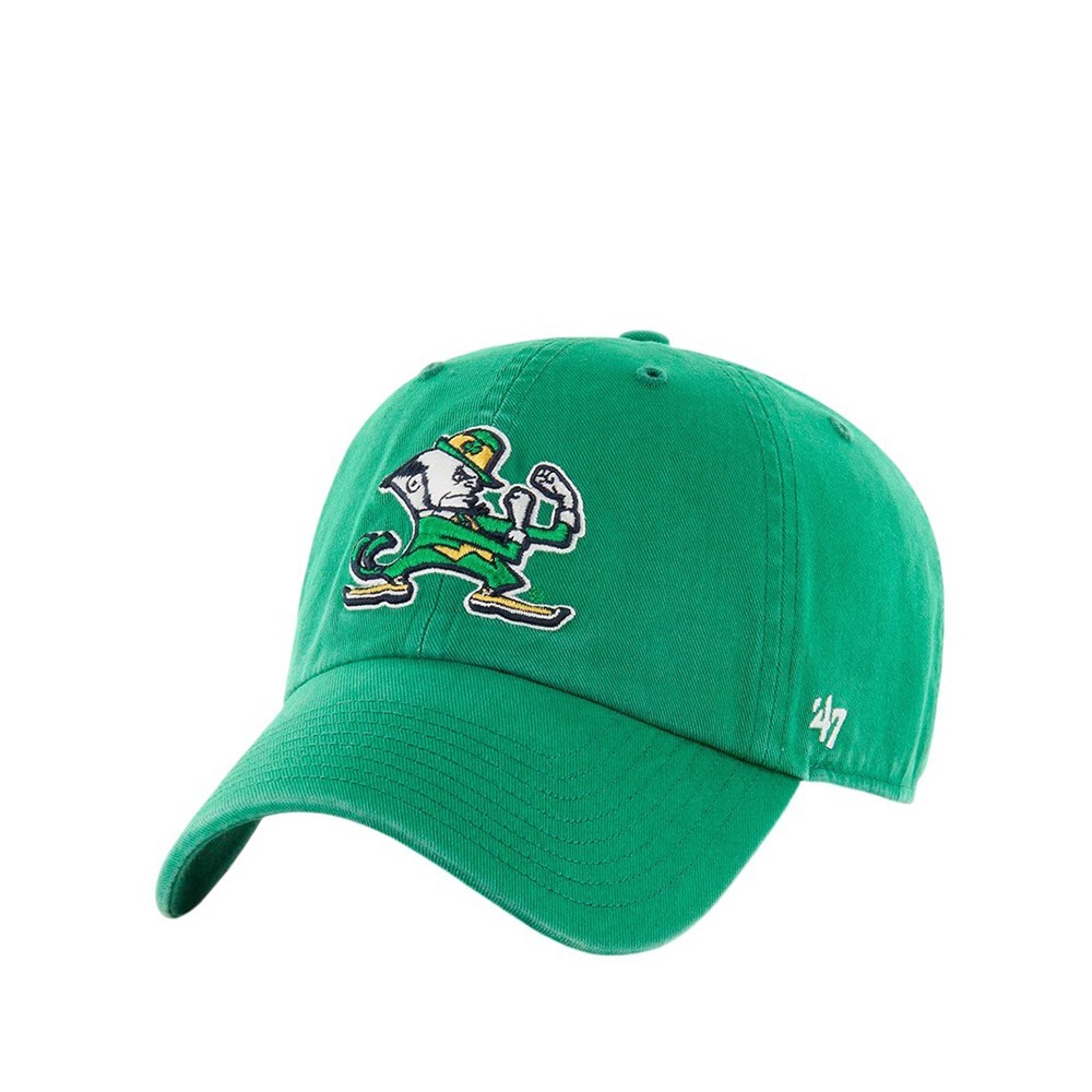 Бейсболка унисекс 47 Brand NOTRE DAME зеленая NLRGW1100GWS-KY