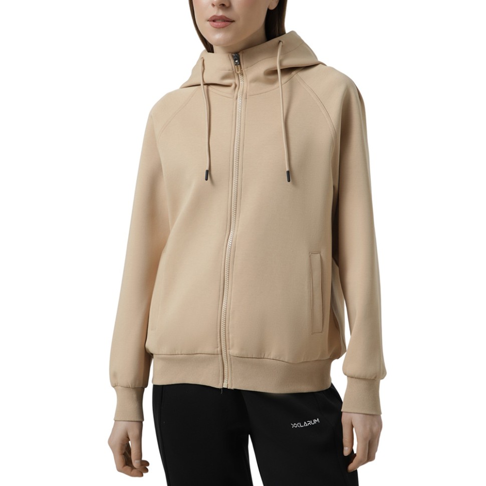 Толстовка жіноча Larum Neria бежева 302512-125 — Sport City Толстовка жіноча Larum Neria бежева 302512-125