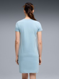 Платье женское Puma ESS Small No. 1 Logo Slim Dress голубое 68497447 изображение 3
