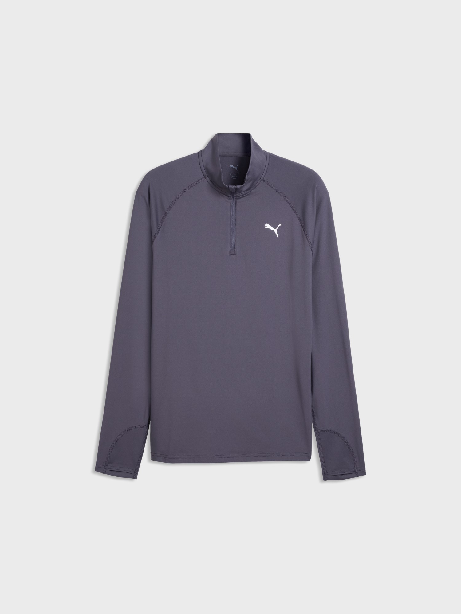 Футболка мужская Puma M RUN VELOCITY CLOUDSPUN 1/4 ZIP фиолетовая 52662735 изображение 5
