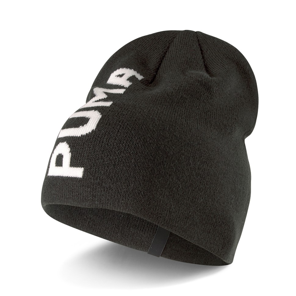 Шапка Puma Ess Classic Cuffless Beanie черная 02343301 изображение 1