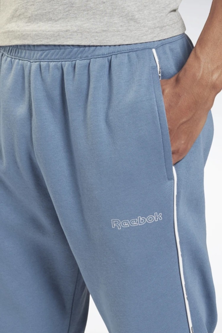 Брюки мужские Reebok Te Piping Jogger синие GS9311 изображение 4