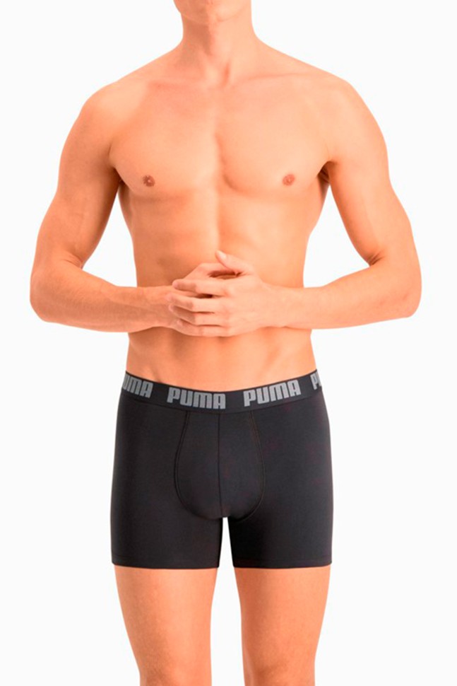 Труси чоловічі Puma Puma Basic Boxer 2P мультиколір 90682305  изображение 2