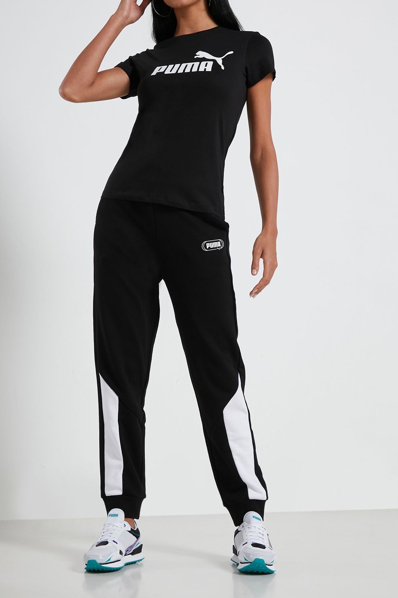 Штани жіночі Puma Rebel High Waist Pants чорні 58582501 изображение 2
