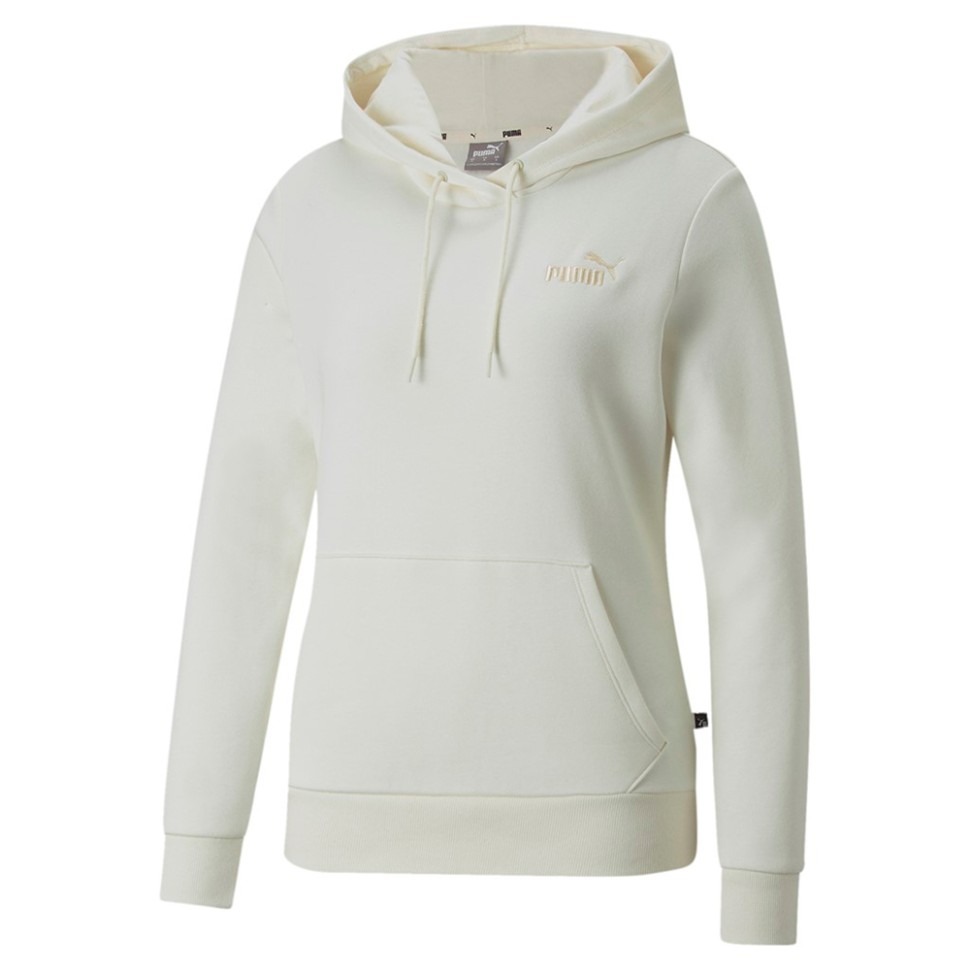 Толстовка женская Puma ESS+ Embroidery Hoodie бежевая 67000499 изображение 1