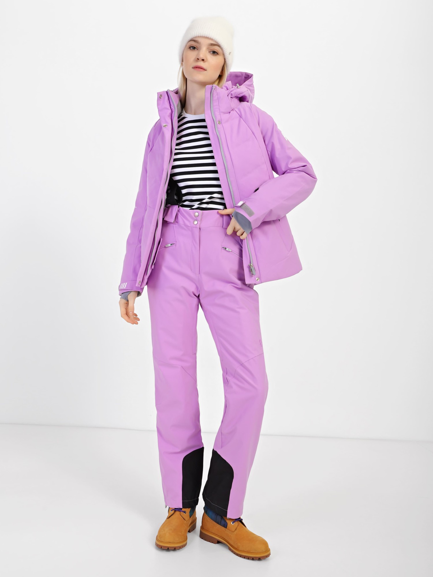 Штани гірськолижні жіночі WHS бузкові 562612-500 изображение 3