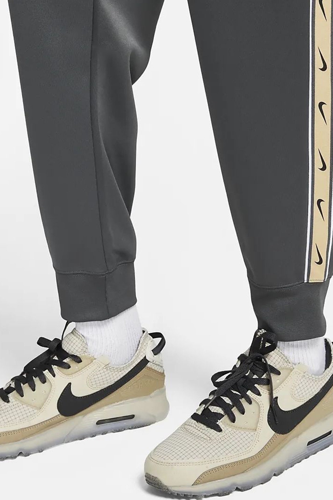 Брюки мужские Nike M NSW REPEAT SW PK JOGGER серые DX2027-068 изображение 8