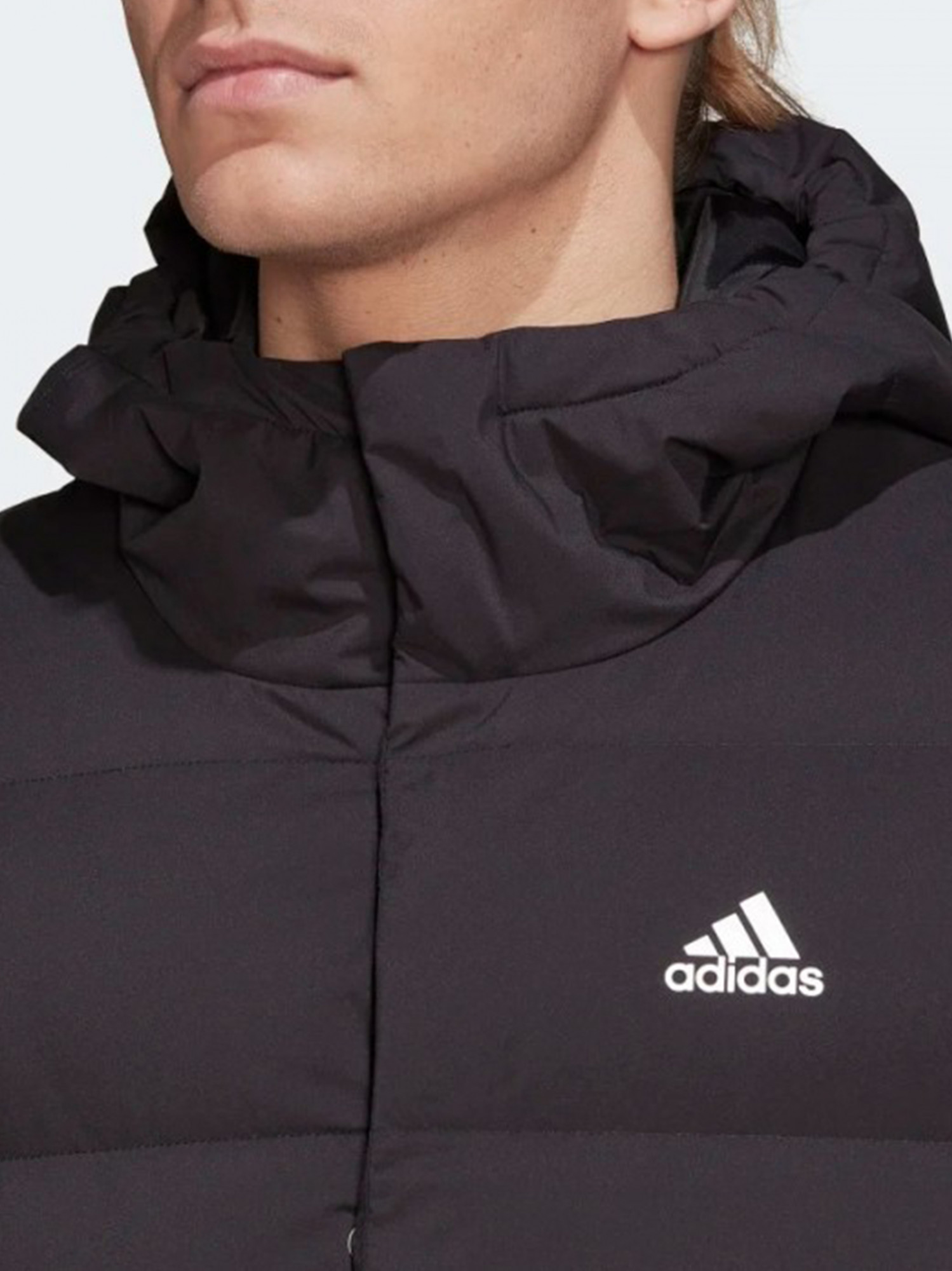 Куртка чоловіча Adidas HELIONIC HO JKT чорна HG8751 изображение 6