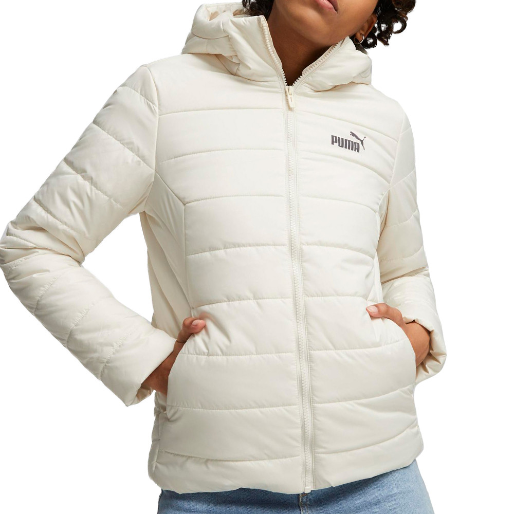 Куртка жіноча Puma ESS Hooded Padded Jacket молочна 84894087 изображение 1